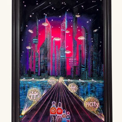 art3 Pi City of Lights by @thotho88